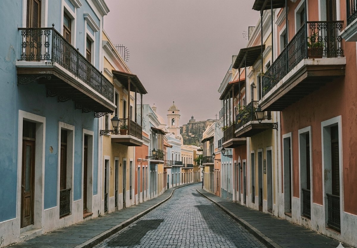 Old San Juan, before or after something.